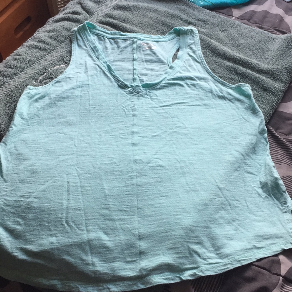 Merona Racerback Tank Light Blue